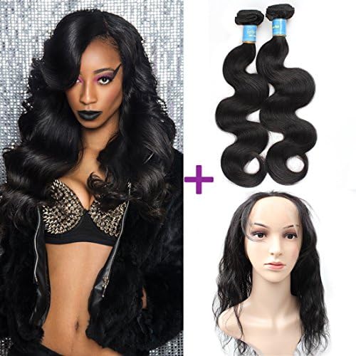 Lolly 360 Lace Frontal Closure Virgin Body Wave Closure Natural Color (8''360closure)