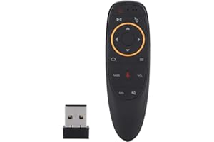 Bezprzewodowy pilot zdalnego sterowania 2,4 G, Bewinner 17 klawiszy do Smart TV/Android TV dekodera/PC, 6-osiowy żyroskop