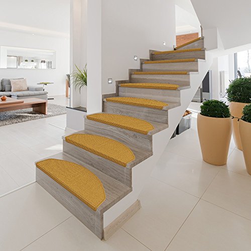 15 x Teppich Stufenmatten Treppenstufen 100% Sisal Natur - 2