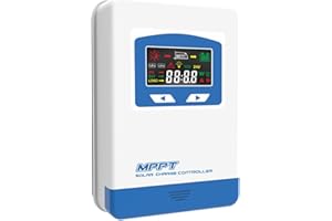 Anern 20A MPPT Panel Solar Controlador de Carga Regulador Inteligente de Corriente Auto Focus de Seguimiento Auto Parámetro 60V 20A 12/24V