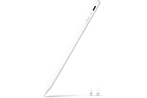 Metapen Pencil A8 for iPad 2018-2025, (2X Faster Charge), Pixel Precision, Tilt Sensitivity Stylus Pen Compatible for Apple iPad 11 A16/10/9/8/7/6th Gen, Pro 12.9/11/13 Inch M4, Air 3/4/5/M2/M3, White