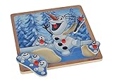 6 Steckteile Eichhorn 100003373 - Disney Frozen, Steckpuzzle, Olaf, bunt