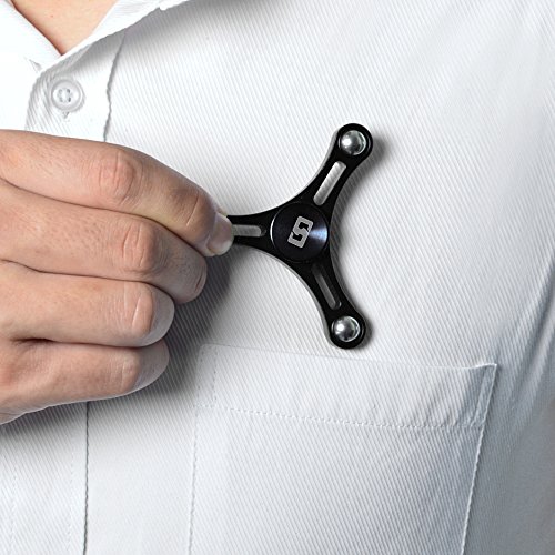 Fidget Spinner Toy Aluminum Alloy Hand Spinner Stress Anxiety Boredom Relieves Ceramic Bearing For Time Killer ADHD EDC ADD Autism Adult Kids, Spins Last For 3-5 mins - 7