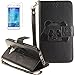 Produktbild Samsung Galaxy J5(2015)/J5 Duos/J500FN Neu Design Hülle mit Panzerglas,ISENPENK Original Flip Bookstyle Cover Wasserdicht Shockproof Anti Slip Protection Stoßfest Leather Case mit Standfunktion,3D Panda Muster Pattern Wallet Case mit Intern Karte Schlitz,Outdoor Stoßdämpfend Magnetic Closure Handygürtel Wallet Tasche Schutzhülle Leathertasche für Samsung Galaxy J5(2015)/J5 Duos/J500FN 5.0Zoll-[schwarz]+Panzerglas/Schutzfoile/Scutzglas