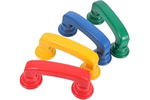 ERINGOGO Jouet Récepteur Téléphonique 4 Pièces avec Rétroaction Auditive pour Enfants - Jouet D'Orthophonie Éducatif pour Développer La Prononciation Et La Concentration