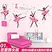 Produktbild HhGold Die modernen Zimmer sind abnehmbar Wall Sticker Art School Dance Ausbildungseinrichtungen im Klassenzimmer Wandmalereien Kunst Ballett, Ballett Mädchen Mädchen.