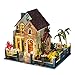 Produktbild Todaytop Miniatur Dollhouse Kit Dekorationen mit Lichtern und Möbel Exquisite DIY House Craft Kits Geburtstage Geschenke für Jungen und Mädchen(Liebe Wohnungen)