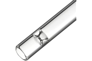 BMTICK Einschlag-Glaspfeife für Ölverbrennung und Aromatherapie - Glaspfeife, Glasröhre