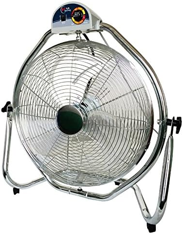 ZAYFS XRXY Reinforcement Metal Large Air Volume/Electric Fan/Industry Commercial Fan/Household Shaking His Head Air Circulation Fan/Floor-standing Factory Ventilation Fan (Size : 50cm)