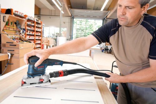 Bosch Professional GSS 280 AVE, 350 W Nennaufnahmeleistung, L-BOXX, Schleifpapier, Microfilter Box, Zusatzhandgriff - 6