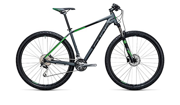 Cube Analog 29R twentyniner Mountain Bike 2017, grigio/verde : Sport e  tempo libero
