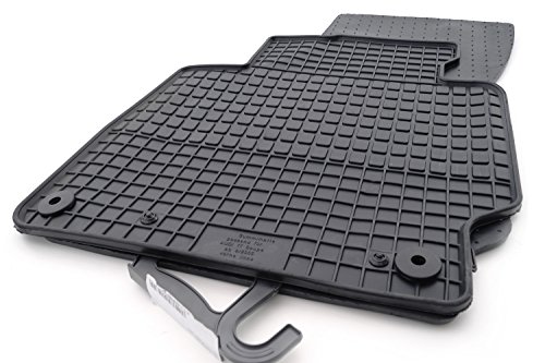 kh Teile TT Coupe ab 2006 (8J) Tappetini in Gomma 2 Pezzi Nero