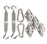 Tosnail Sonnensegel Befestigung Zubehör Montage Aufbau Set...