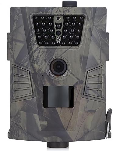 HUMTUS Trail Camera 8MP 720P Hunting Camera with 90 Degree Wide Angle Lens 30pcs IR LEDs Night Version up 20M Wildlife Camera with IPX54 Waterproof for Hunting, Traveling, Camping, Home Security