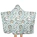 Produktbild Afternoon Tea - Bird Watercolor% Scale Beach Towel with Hood Swim Pool Multi-use for Bath/Shower/Pool/Swim 31.8"x51.2"