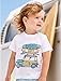 M&Co Baby Boys Short Sleeve Slogan Car Print Cool Guy Cotton Casual Jersey T-Shirt White 6/9 Mnths