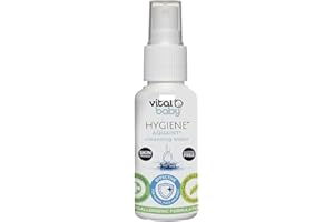 Vital Baby Aquaint Cleansing Water 50ml | Hypoallergenic & Antibacterial | Safe for All Ages, Gentle on Skin, Alcohol-Free, 100% Natural Formula | Vegan-Friendly | Quick, No-Rinse Skin Cleanser