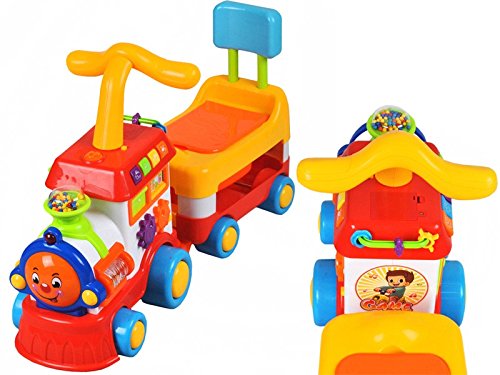 Babyrutscher Lauflernhilfe Eisenbahn Rutscherfahrzeug Lokomotive Musik #1376 - 9