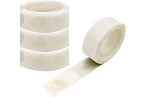 Fengsheng Embroidery 400pcs Glue Point Clear Balloon Glue Removable Adhesive Dots Double Sided Dots of Glue Tape for Balloons Party or Wedding Decoration