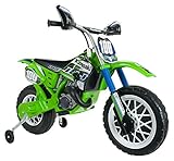 bateria moto injusa 6v Posee ruedas grandes y resistentes y unos ruedines opcionales para aportarle mayor estabilidad