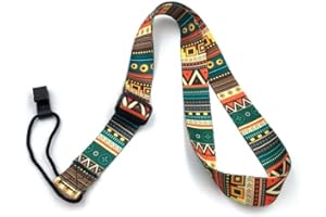 DreamAug Ukulele Strap, Ethnic, Adjustable, Suitable for Adults, Unique Color Design