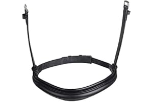 Collegiate Mono Crown Cavesson Noseband, Black, Full