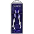 Compasso Professionale STAEDTLER 553 01 Regolabile - Con Mine Di Ricambio E Adattatore Universale Per Disegno Tecnico