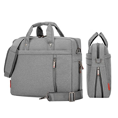 LOSORN ZPY Hohe Kapazität Laptop-Tasche Umhängetasche Messenger Bag Handtasche mit Schultergurt Aktentasche für iPad Pro / MacBook Air / MacBook / Männer / Frauen / Notebook Computer 13-17 Zoll - 3
