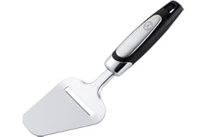 Starchef Cheese Butter Slicer Scraper Server,Sharp Blade,Anti-Slip Handle,Stainless Steel,Black
