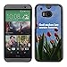 Produktbild RAJCASE HD Kunstoff und Aluminium Combo Schutz Hülle Tasche Slim Case Cover Armor / GOD MAKES HER SECURE FOREVER - PSALM 48:8 / HTC One M8