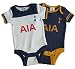 Official Tottenham Hotspur Baby Kit Bodysuits - 2 Pack - 2016/17 Season (0-3m)