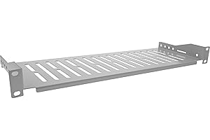 InLine Estante de 19", 150 mm, 10 kg, 1U, RAL 7035 Gris, 19114B