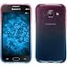 Produktbild PhoneNatic Case für Samsung Galaxy J1 (2015 - J100) Hülle Silikon Design:06 Ombrè Cover Galaxy J1 (2015 - J100) Tasche + 2 Schutzfolien