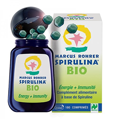MARCUS ROHRER SPIRULINA BIO 180 compresse da 300mg nel flacone di vetro Miron
