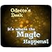 Produktbild Schreibtisch-Odette'It's, wenn die Magic Happens-Wunschname-Premium-Mousepad (5 mm Dicke)