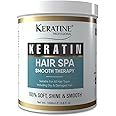 KERATINE PROFESSIONAL Hair Spa Smooth Therapy 100% Soft, Shine & Hair Repair, Infused With Brazilian Nut & Keratin, Treatment Protein Hair Spa 1000ml