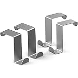 BESTOMZ 12 Teilige Türhaken Kleiderhaken Badezimmerhaken Edelstahl