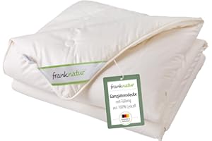 ‎FRANKNATUR franknatur Ganzjahresdecke 135x200 Bettdecke Lyocell Tencel Bio Baumwolle