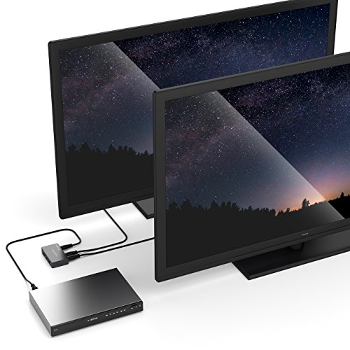 deleyCON 4k UHD HDMI Splitter / Verteiler 2 Port – 2160p 4k Ultra HD / FULL HD 3D / 2x HDMI OUT – HDCP DTS Deep Color – HDMI Verteiler 1×2 [Schwarz] - 6