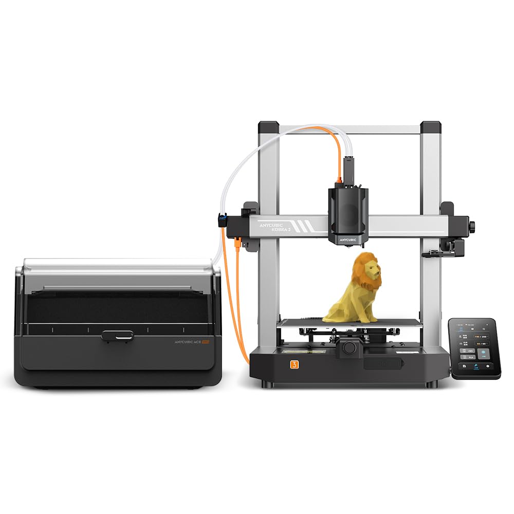 ANYCUBIC 3D Printer Kobra 3 Combo Review Fast Multi-color Printing Features