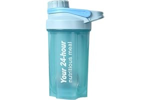 EACHPT Protein Shaker,Shaker per proteine da 600 ml per frullati di integratori,shaker per proteine con tappo a vite,setaccio e scala graduata|A prova di perdite,senza BPA
