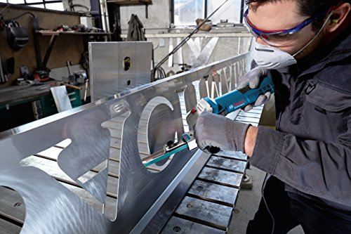 Bosch Professional GEF 7 E, 720 W Nennaufnahmeleistung, 457 mm Band, Länge, 3,5 – 12 m/s Bandlaufgeschwindigkeit, Schleifarm, Zusatzhandgriff - 4