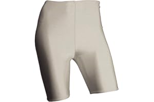 Zaif & Hari Ladies Girls Neon Cycling Shorts Super Stretch Shiny Elasticated High Waist Knee Pants Yoga Gym Wear Dancing Stretch Shorts 8-22