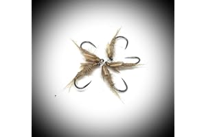 Massimo clini : grbica imitation de Nymphe d'éphémère, en 9 artificielles trois pour mesure, construite sur hameçons Barbless cecoslovacchi, conforme au règlement FIPS mouche