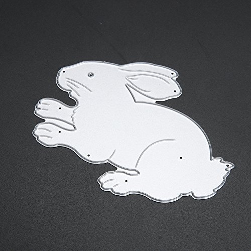 Amazingdeal365 Hase 1 Metall Form Schablonen Schneiden DIY Dekor Sammelalbum Karten Buchzeichen Lesezeichen als Geschenk für Freunde Geburtstag Kinder,Kindergarten Hobby Schule Handarbeit Unterricht usw. Ein tolles Geschenk! - 7