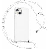 Coverzone iPhone 13/14 ile Uyumlu &Ouml;zel &Uuml;retim Ayarlanabilir İpli Boyun Askılı Silikon Kılıf Kadife İ&ccedil; Yapılı Viper Boyun &Ccedil;apr