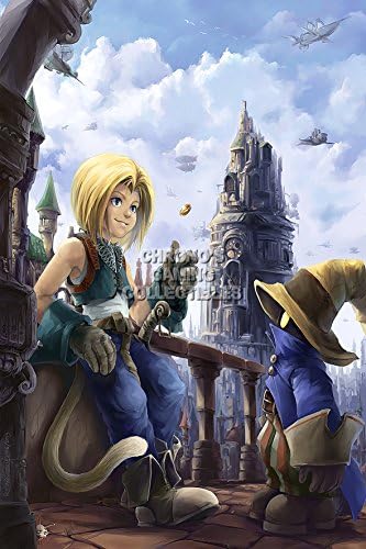 CGC Huge Poster - Final Fantasy IX Zidane and Vivi PS1 PS2 PS3 PSP Vita - FIX010 (24" x 36" (61cm x 91.5cm))