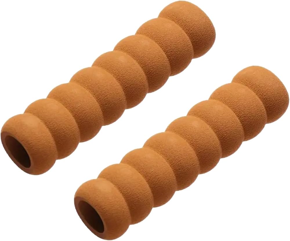 Microcase Spiral Yumuşak Esnek Kapı Kolu Çarpışma Önleyici Kapı Pencere Kolu Koruma -AL4546 2 Adet (Kahverengi)