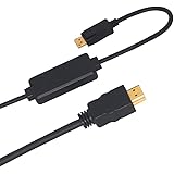 Active 4K HDMI to Displayport 1.2 Converter Adapter Cable, BolAAzuL Male HDMI 1.4 In to Male DP 1.2 Out Cord Gold-plated Connector 4K 6FT(1.8M) for PS3 PC DVD to Monitors with DP