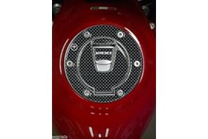 ‎LABELBIKE labelbike - 3D Aufkleber KEYLESS Tank Cap Schutz für Motorräder kompatibel mit Ducati MULTISTRADA 1200 Neu